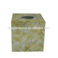seashell pearl shell tissue boxes gold shell square golden tissue box